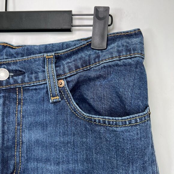 Levis 511 Slim Fit Jeans Mens Size 30x30 Blue Medium Wash Straight Leg EUC - Picture 5 of 16